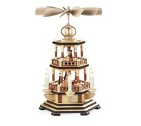 Piramide da Tavolo Santa Racconto 2stöckig Nat. Elettr. Illuminato O Alimentato