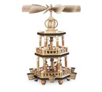 Piramide Da Tavolo Storia Sacra 2 Pezzi Naturale (LxPxH): 28x28x40cm NUOVO