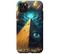 Piramide dell'occhio che vede tutti - Arte misteriosa antica Custodia per iPhone 11 Pro Max