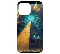 Piramide dell'occhio che vede tutti - Arte misteriosa antica Custodia per iPhone 13 Pro Max