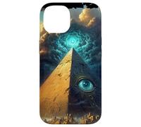 Piramide dell'occhio che vede tutti - Arte misteriosa antica Custodia per iPhone 14