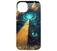 Piramide dell'occhio che vede tutti - Arte misteriosa antica Custodia per iPhone 14 Plus