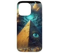 Piramide dell'occhio che vede tutti - Arte misteriosa antica Custodia per iPhone 14 Pro Max