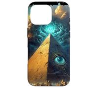 Piramide dell'occhio che vede tutti - Arte misteriosa antica Custodia per iPhone 16 Pro