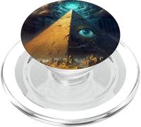 Piramide dell'occhio che vede tutti - Arte misteriosa antica PopSockets PopGrip per MagSafe