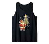 Piramide di Babbo Natale con lattina di Birra Canotta