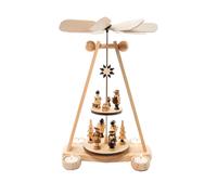 Piramide Di Candele A Due Piani Giocattolaio 25x40x19cm NUOVA Piramide Natalizia