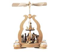 Piramide di Natale storia sacra Piramide arcata, 2 piatti, 1 pi.. MU 10364 nuovo