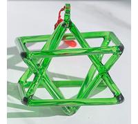 Piramide di canto di cristallo, for la meditazione curativa, perfetto strumento musicale di guarigione del chakra, bilanciamento del corpo, regolazione emotiva (Color : Green, Size : 6 Inch)