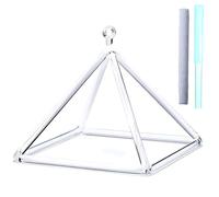 Piramide di canto di cristallo Piramide di canto di cristallo di quarzo trasparente Strumento musicale curativo for accessori for la meditazione curativa del suono (Size : 9 inch)