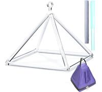 Piramide di canto di cristallo Piramide di canto di cristallo di quarzo trasparente Strumento musicale curativo for accessori for la meditazione curativa del suono (Size : 12 inch+bag)