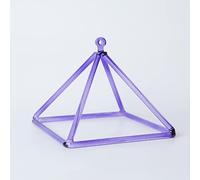 Piramide Di Canto Di Cristallo, Suono Eccellente For La Meditazione Curativa, Con Attaccante Della Campana Di Canto Di Cristallo, For Buddista, Yoga, Riduzione Dello Stress (Color : Purple_9 Inch)