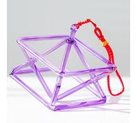 Piramide Di Cristallo Che Canta, Strumento Musicale Perfetto For La Guarigione Dei Chakra, Con Custodia For Il Trasporto E Percussore, For La Preghiera Di Meditazione Curativa Del Suono(9 Inch)