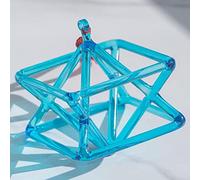 Piramide Di Cristallo Che Canta, Strumento Musicale Perfetto For La Guarigione Dei Chakra, For La Guarigione, La Meditazione, L'equilibrio Del Corpo, La Regolazione Delle Emozioni (Color : Blue, Siz