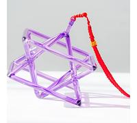 Piramide Di Cristallo Che Canta, Strumento Musicale Perfetto For La Guarigione Dei Chakra, For La Guarigione, La Meditazione, L'equilibrio Del Corpo, La Regolazione Delle Emozioni (Color : Purple, S