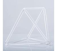 Piramide Di Cristallo Di Quarzo, Strumento Musicale For La Guarigione Dei Chakra, Con Percussore Di Cristallo E Borsa For Il Trasporto, For La Meditazione Di Guarigione Del Suono(6 inch)