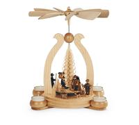 Piramide di Natale con bosco Piramide arcata, 1 piano, 34 cm di.. MU 10356 nuovo