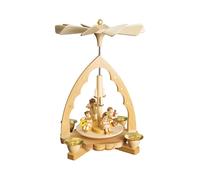 Piramide di Natale angioletto musicista, 19 cm di altezza, orig.. RG 16312 nuovo