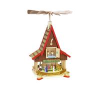 Piramide di Natale avvento casa, alta 53 centimetri, originale Monti Metallif...