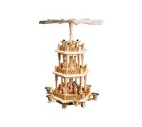 Piramide di Natale la nascitá di Cristo, 2 piani, 40 cm di alte.. RG 16721 nuovo