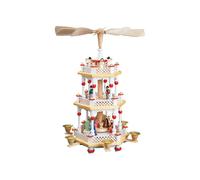 Piramide di Natale la nascitá di Cristo, 2 piani, 40 cm di alte.. RG 16730 nuovo