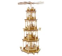 Piramide di Natale la nascitá di Cristo, 4 piani, 70 cm di alte.. RG 01374 nuovo