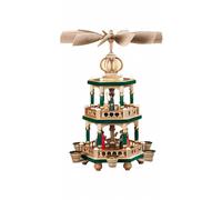 Piramide di Natale storia sacra, 2 piani, 42 cm di altezza, col.. MU 10456 nuovo