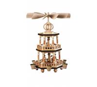 Piramide di Natale storia sacra, 2 piani, 42 cm di altezza, nat.. MU 10444 nuovo