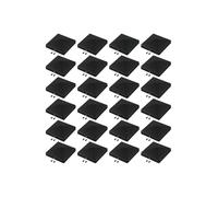 Piramide Di Plastica Nera Con Tappo for Palo Da 24 Pezzi 4x4 Pollici | Installazione semplice Costruzione resistente for montanti in pollici Colore di lunga durata