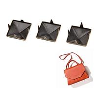Piramide di Rivetti 100 Pezzi Rivetti Punk a Piramide Quadrata 4 Borchie in Metallo con Artigli per Braccialetti Abbigliamento Scarpe Borsa (#10)