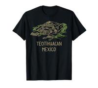 Piramide di Teotihuacan Messico Maglietta