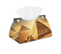 Piramide egiziana in tessuto stampato nel deserto, copertura rettangolare per scatola organizer impermeabile per la casa quotidiana decorazione ufficio