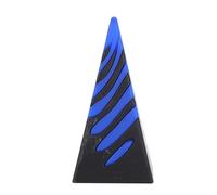 Piramide impossibile -Passthrough - Allevia l'ansia multifunzionale Scrivania giocattolo stress RELIVE 3D - cono a spirale stampato per studio di lavoro (blu nero)