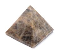 Piramide in pietra di luna nera da 650 grammi e 95 millimetri, minerale microclina del Madagascar, 100% autentico, collezione speciale, pietra da collezione, minerale di saggezza