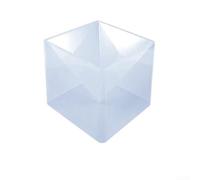 Piramide in silicone da 15 cm per artigianato fai da te, crea decorazioni uniche per la casa, perfetta per portacandele e vasi per piante (1 base)