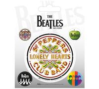 Piramide Internazionale I Beatles (Sgt. Pepper) Adesivi in vinile, carta, multicolore, 10 x 12,5 x 1,3 cm