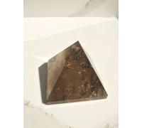 PIRAMIDE QUARZO NEBBIA AFFUMICATO fumè cristallo pietra naturale cheope reiki