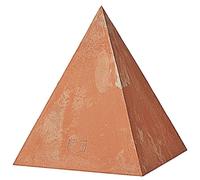 Piramide Scultura daTavolo in Terracotta Home Decor Italian Design H 36