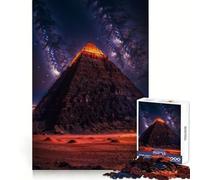 Piramide sotto la Via Lattea, puzzle da 1000 pezzi per adulti, sfida mentale, gioco rilassante, pezzo da collezione di alta qualità (38x52cm)