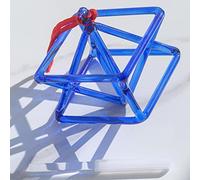 Piramide Tibetana In Cristallo Di Quarzo, Strumento Musicale Curativo Perfetto For I Chakra, Suono Eccellente, Con Percussore For Campane Tibetane In Cristallo, For La Meditazione Curativa(9 Inch)