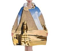 Piramidi d'Egitto/Coperta-felpa indossabile per uomo e donna, coperta in fl