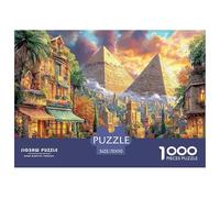 Piramidi d'Egitto Puzzle 1000 Pezzi Jigsaw Puzzle Ad Alta Difficoltà Regali Per Adulti E Adolescenti Home Giochi 70x50cm/1000pcs