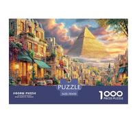 Piramidi d'Egitto Puzzle Da 1000 Pezzi Per Adulti E Bambini - Puzzle Ad Alta Difficoltà,Giochi Stimolanti Per Tutta La Famiglia 70x50cm/1000pcs