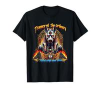 Piramidi di Arte Urbana di Anubis in Fiamme | Mystic Eternal Power Maglietta