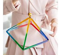 Piramidi Di Canto Di Cristallo Di Quarzo, Strumento Musicale Di Guarigione Del Suono, Con Percussore Di Cristallo E Borsa For Il Trasporto, For La Meditazione Di Guarigione Del Suono (Color : 6 inch