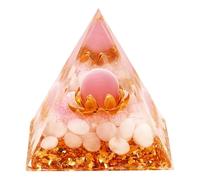 Piramidi di quarzo rosa, pietra di cristallo rosa, quarzo rosa, piramide di orgonite, piramide di cristallo Reiki, piramidi di cristallo positivi, regalo esoterico per la decorazione della casa