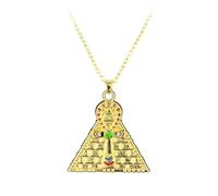 Piramidi Egizia, Antico Egitto, Piramide degli Illuminati, Occhio della Providenza, Collana, Croce a Catena