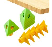 Piramidi per pittori | 6 pezzi Tripode Triangolare da Carpenteria | Mini rippiedi a cono per sostenere e versare vernice su tela, per finitura in legno di porte di mobili, asciugatura