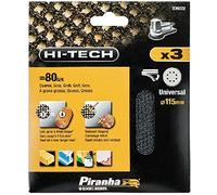 Piranha 240 g mesh terzo foglio velcro - Set di 3