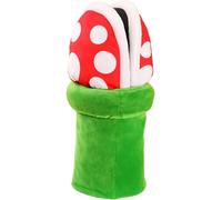 Piranha, pantofole a forma di piante, con simpatico motivo cartone animato, con supporto per tubo, regalo di San Valentino, rosso/verde., 0 Wide Women/0 Wide Men